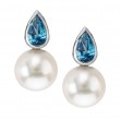 Ladies Fashion Gem Stone Earrings