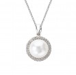 Pearl and Diamond Pendant