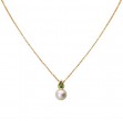 Ladies Fashion Gem Stone Necklace