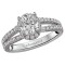 Split Shank Semi-Mount Diamond Ring