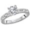 Diamond Semi-mount Engagement Ring