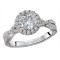 Diamond Semi-Mount Engagement Ring