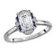 Semi-Mount Halo Diamond Engagement Ring