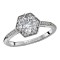 Semi-Mount Diamond Engagement Ring