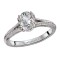 Split Shank Semi-Mount Diamond Engagement Ring