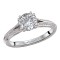 Split Shank Semi-Mount Diamond Engagement Ring