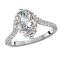 Half Halo Semi-Mount Diamond Engagment Ring