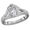 Split Shank Semi-Mount Diamond Engagement Ring