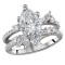 Split Shank Semi-Mount Diamond Engagement Ring