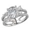 Split Shank Semi-Mount Diamond Engagement Ring