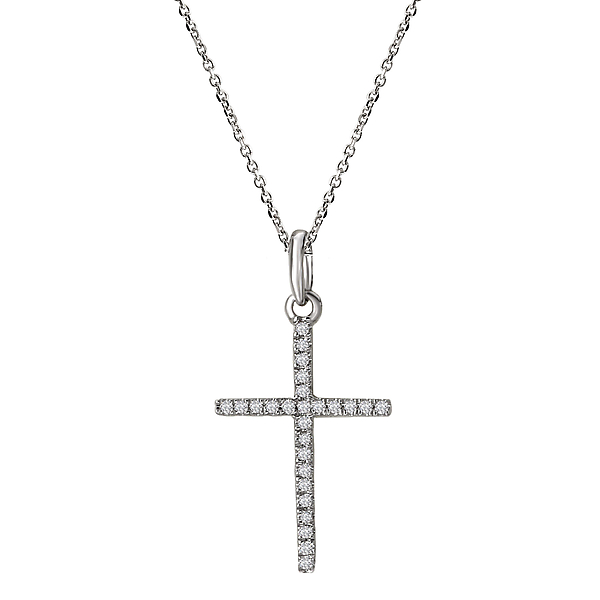 Diamond Cross Fashion Necklace