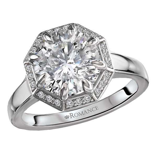 Semi-Mount Diamond Engagement Ring