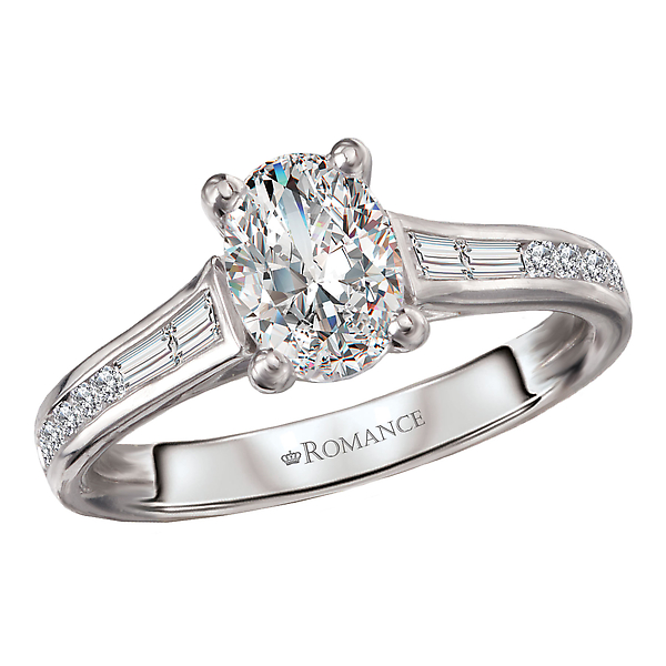 Diamond Hidden Halo Engagement Ring