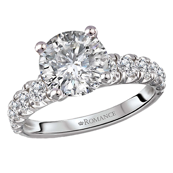 Diamond Semi-Mount Engagement Ring