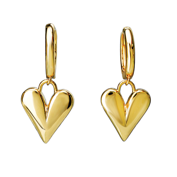 Ladies Fashion Heart Earrings