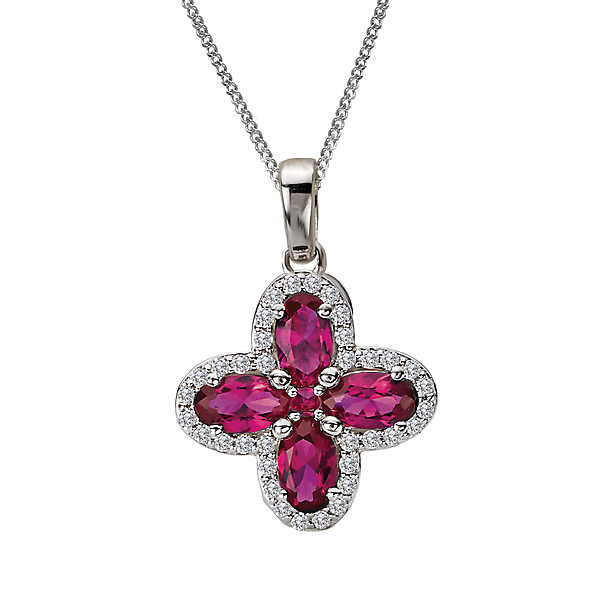 Ladies Fashion Gemstone Pendant