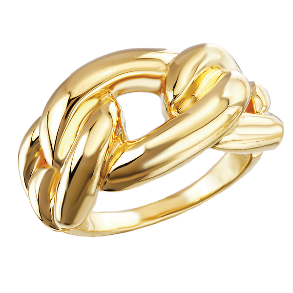 Italian Hollow Chain Link Ring